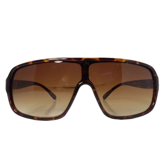 Sunglasses Retro Brown Plastic Studded Tortoise 100 % UV Protection 4 Up - Picture 1 of 9